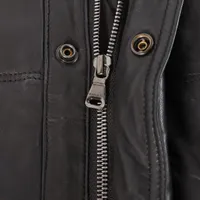 ヒューゴボス ラム レザージャケット IT54 メンズ ブラック スレ