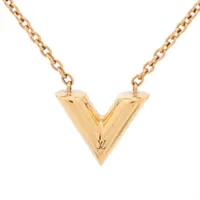 ヴィトン M80137 エセンシャル V LE0280 ネックレス GP ピンクゴールド