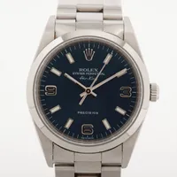 ロレックス エアキング 14000 SS SS AT 青文字盤 あまりごま2