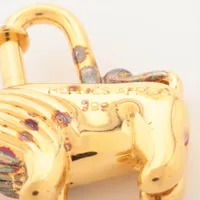 エルメス カデナ ライオン 1997 チャーム GP ゴールド A4063660｜中古