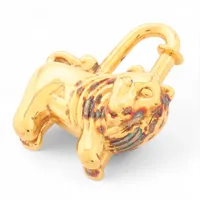 エルメス カデナ ライオン 1997 チャーム GP ゴールド A4063660｜中古