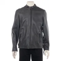 ルイスレザー レザー ライダースジャケット 42 メンズ ブラック