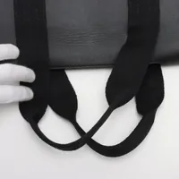 エルメス ヴァルパライソ GM トワルシェブロン レザー ブラック