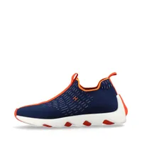 エルメス エクレール ファブリック スリッポン 43 メンズ ネイビー Hロゴ ニット 箱 保存袋あり