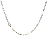 ヴィトン M02225 LV スピード OB3274 ネックレス GP シルバー A3470932