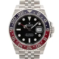 ロレックス GMTマスターⅡ 126710BLRO SS SS AT 黒文字盤 ジュビリーブレスレット