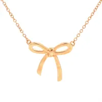 ティファニー ハートリボン ネックレス 925×750 4.3g シルバー