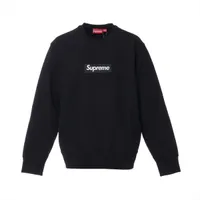 Supreme / 22AW/Box Logo Crewneck/使用感有/スウェット/L/コットン/WHT/アニマル シュプリーム 22AW コットン×ポリエステル トレーナー L メンズ グレー