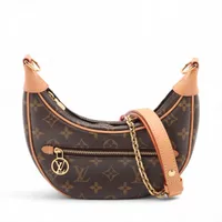 ヴィトン モノグラム ループ M81098 ブラウン RFID反応あり