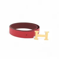 ⭐️美品⭐️ エルメス レザー ベルト 65 ベージュ レッド レッド - レディス ベルト | エルメス | Hermès - エルメス-公式サイト