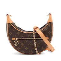 ヴィトン モノグラム ループ M81098 ブラウン RFID反応あり