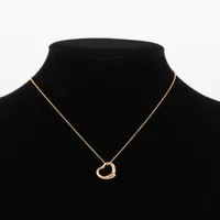 ティファニー オープンハート ネックレス 750(YG) 4.1g A4065052｜中古