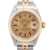 ロレックス デイトジャスト 69173 SS×YG AT マホガニー文字盤 A3457394