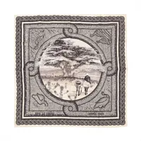 エルメス カレ55 Le Jardin de la Maharani マハラニの庭 スカーフ