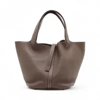 エルメス ピコタンロック22 MM トリヨンクレマンス エトゥープ ゴールド金具 C:2018年