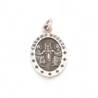 クロムハーツ オーバルエンジェルメダル ペンダントトップ 925 6.8g