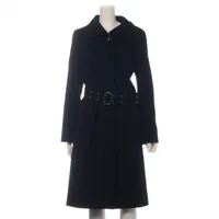 バーバリーロンドン ノバチェック ポリエステル ステンカラーコート 40