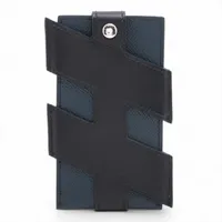 エルメス Hセリエ シェブルミゾル カードケース ブラック×オレンジ B