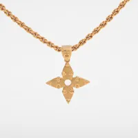 ヴィトン M01751 ネックレス LVロープ OB4263 ネックレス GP×ライン