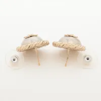 シャネル ココマーク B15B ピアス(両耳用) GP ゴールド×シルバー