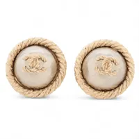 シャネル ココマーク B15B ピアス(両耳用) GP ゴールド×シルバー