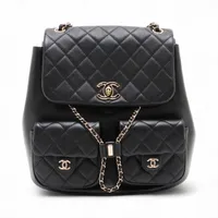 シャネル マトラッセ ラムスキン チェーンリュック ブラック シャネル マトラッセ ラムスキン チェーンリュック ブラック ゴールド