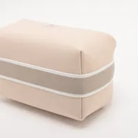 エルメス ブリッド ア ブラックPM キャンバス ベージュ シルバー金具