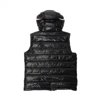 モンクレール LANOUX 18年 ナイロン ダウンベスト 1 メンズ ブラック