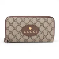 グッチ ダブルG ロングウォレット レザー 長財布 ブラック 795166