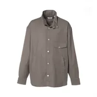 エルメス セリエ 21AW レザー×ウール×カシミヤ ジャケット 48 メンズ