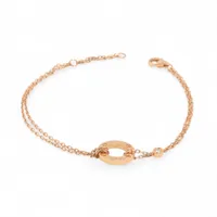 カルティエ ラブサークル 2P ピンクサファイア ダイヤ ブレスレット