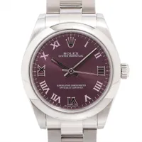 ロレックス オイスターパーペチュアル 177200 SS SS AT レッドグレープ文字盤 あまりごま2
