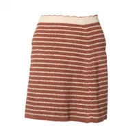 美品 モンクレール GONNA コットン ウール ニットスカート 24年 正規品 モンクレール GONNA 24年 コットン×ウール ニットスカート XS