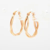 お値下げ不可【美品】4℃K10 WGピアス　 アクアマリンキュービックジルコニア 4℃ アクアマリン キュービックジルコニア ピアス K10(WG) 0.6g