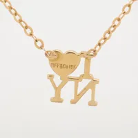 ティファニー ネックレス 18K(YG) 2.3g I LOVE NY A4068923｜中古