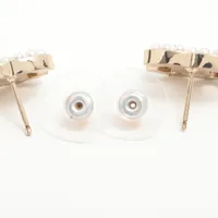 シャネル ココマーク 04V ピアス(両耳用) GP×フェイクパール ゴールド