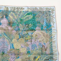 エルメス カレ90 JARDIN a SINTRA シントラの庭 スカーフ シルク