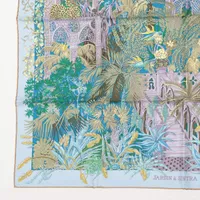 エルメス カレ90 JARDIN a SINTRA シントラの庭 スカーフ シルク