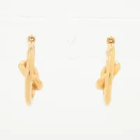 セリーヌ ノット ピアス(両耳用) GP ゴールド A4069626｜中古ブランド