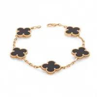 ヴァンクリーフ&アーペル ヴィンテージアルハンブラ 5P オニキス