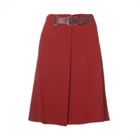 エルメス マルジェラ期 シルク スカート 34 レディース ブラック ツレ