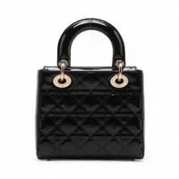 クリスチャンディオール レディディオール カナージュ パテントレザー