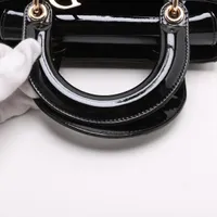 クリスチャンディオール レディディオール カナージュ パテントレザー