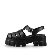 プラダ ラバー サンダル 7 メンズ カーキ G36921 モノリス 三角ロゴ