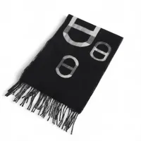 ディオール 25CDO3091093 オブリーク マフラー カシミヤ グレー