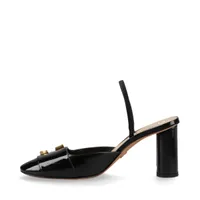 未使用 クリスチャンディオール パテント アンクルストラップ パンプス ブラック クリスチャンディオール パテントレザー ストラップパンプス 36.5