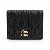 ミュウミュウ マテラッセ 5MV204 レザー コンパクトウォレット