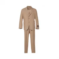 グッチ コットン セットアップ 50 メンズ ベージュ  624472/630426 裾補修跡あり