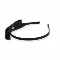 プラダ トライアングル カチューシャ メタル×ラインストーン シルバー