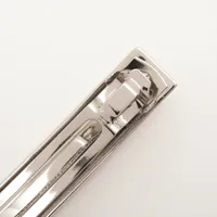 シャネル ロゴ B25C バレッタ GP シルバー A4071493｜中古ブランド品